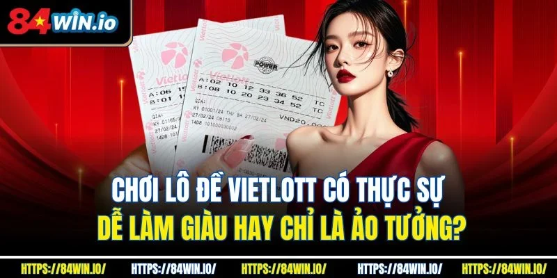 Chơi lô đề Vietlott có thực sự dễ làm giàu hay chỉ là ảo tưởng?